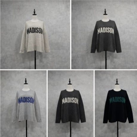 【sirodelabonte】 whip yarn　MADISON pullover