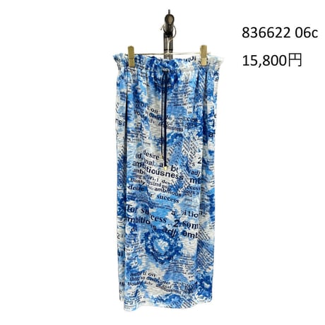 836622(限定商品)ヨーロッパ生地プリントペンシルスカート