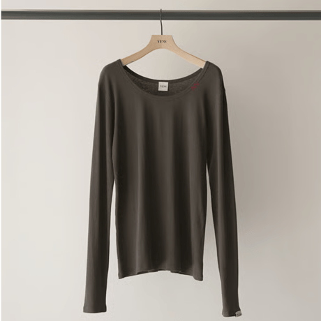 【YENN】 U-NECK LONG TEE