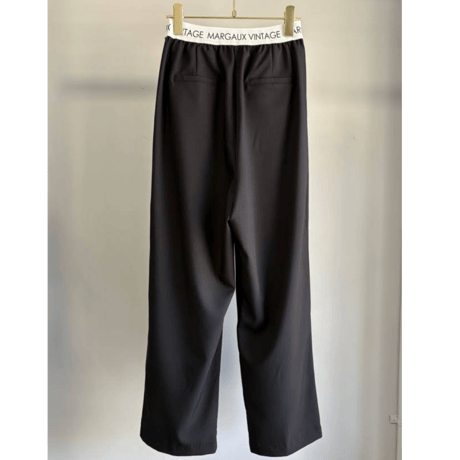 【margaux vintage】ロゴウエストタックパンツ