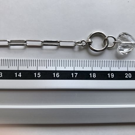 シルバー&ハートのブレスレット