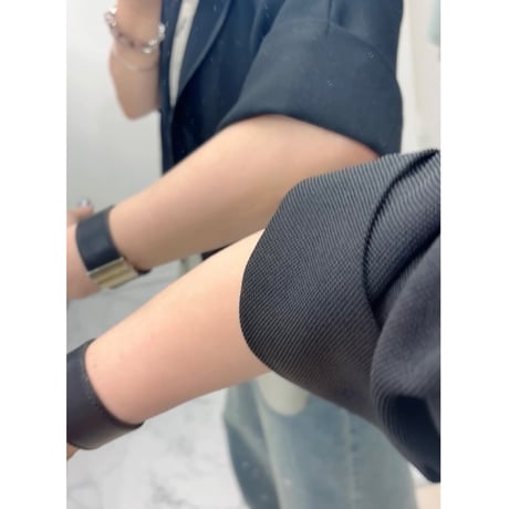 826542 メッシュフーディブルゾン