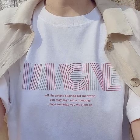 IMAGINE Tシャツ  by J&S