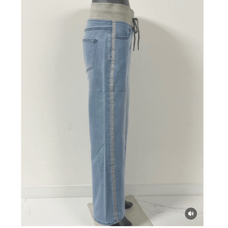 【新色入荷】INDKNIT インディニット サイドラインワイドパンツ