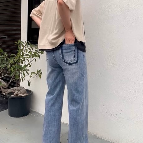 NEWワイドデニム
