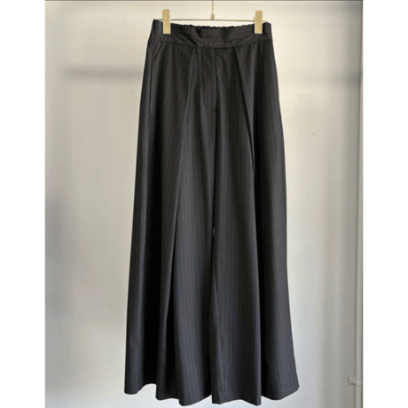 【margaux vintage】ピンストライプワイドパンツ