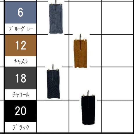 876804ストレッチコーデュロイペンシルスカート