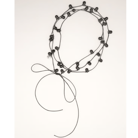 【CHIGNON】再々販売　ドロップガラスコードネックレス
