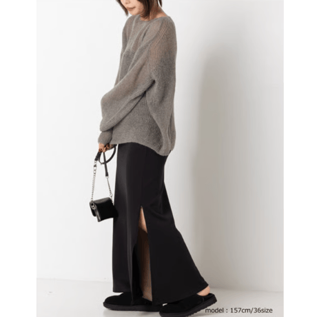 【YENN】 W JERSEY MAXI SK