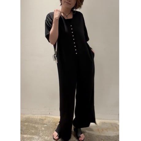 【YENN】SIDE SLIT ALL IN ONE