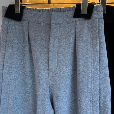 【INDKNIT】ダブルステッチ カーブパンツ