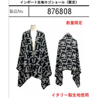 876808インポート生地ロゴショール(限定)