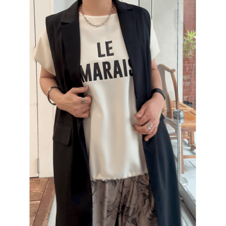 【sirodelabonte】ロングジレ