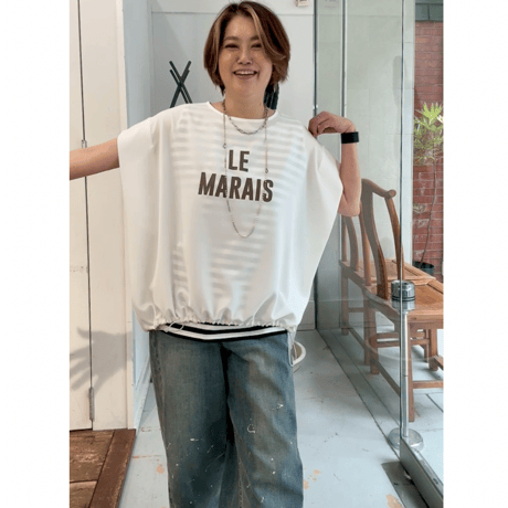 【sirodelabonte】LE MARIS タックスリーブプルオーバー