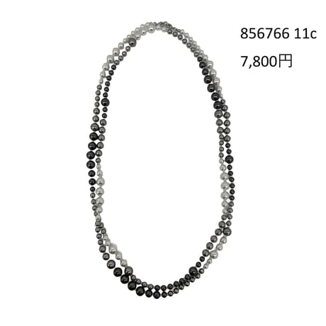 856766 ロングパールネックレス