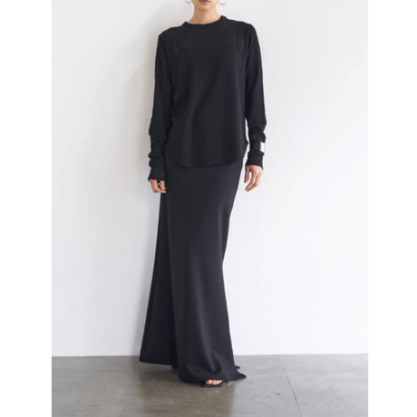 【YENN】 W JERSEY MAXI SK