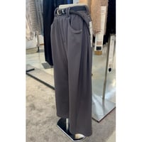 【passione】ベルト付きスウェットパンツ