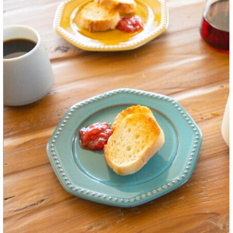 ROOTS コリーヌ 皿 19.5cm 日本製 エタン アズール ヴィンテージ感 | sa