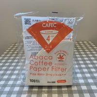 三洋産業　アバカ円すいコーヒーフィルター　2～4杯用（100枚入り）