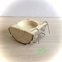 とりさんのいちょうでできた小さいごはん入れ 　20