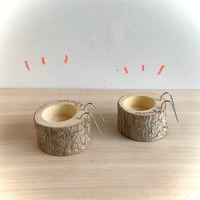 加藤さま専用のとりさんのいちょうでできた小さいごはん入れ♪