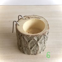 とりさんのいちょうでできた小さいごはん入れ 　6