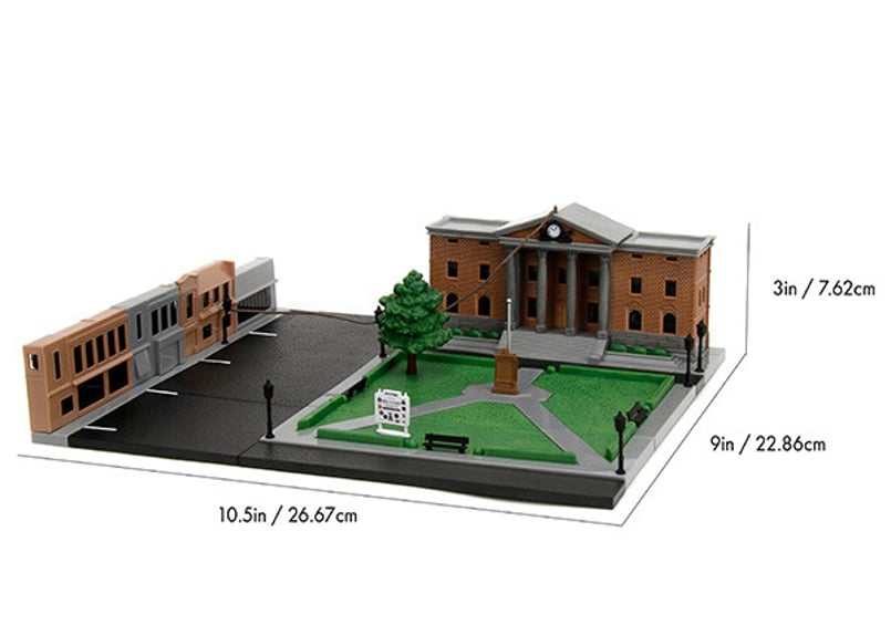 バックトゥザフューチャー ジオラマ NANO SCENE BTTF HILLVALLEY CO