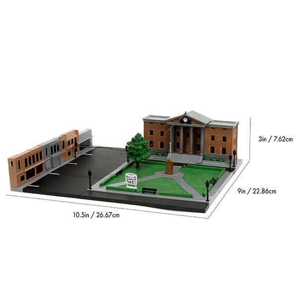 バックトゥザフューチャー ジオラマ NANO SCENE BTTF HILLVALLEY CO