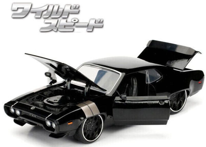 ダイキャストカー ワイルドスピード 1/24 PLYMOUTH GTX ブラック | 132