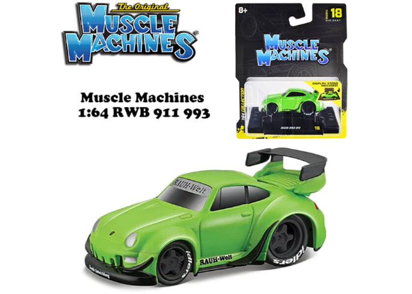 Muscle Machines 1/64 PORSCHE RWB 911 993【マッスルマシ