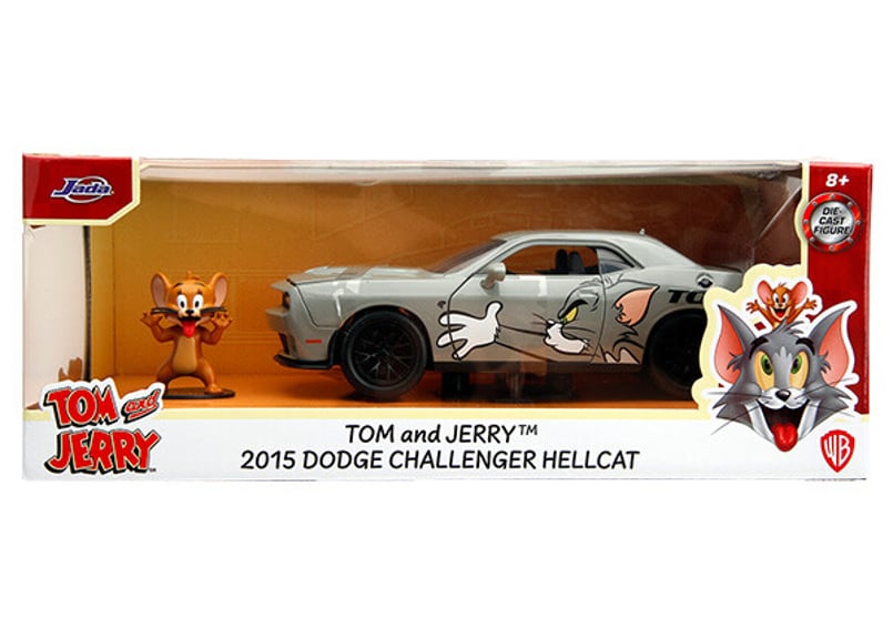 JADATOYS 1/24 TOM & JERRY 2015 DODGE CHALLENGER