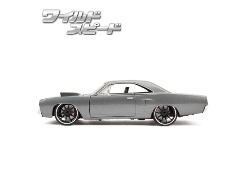 ダイキャストカー ワイルドスピード 1/24 PLYMOUTH ROAD RUNNER グレ