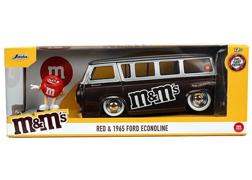 ジャダトイズ　M&M's 1965 Ford Econoline ミニカー JADATOYS 1/24 M&M'S 1965 FORD ECONOLINE【エムアンドエム