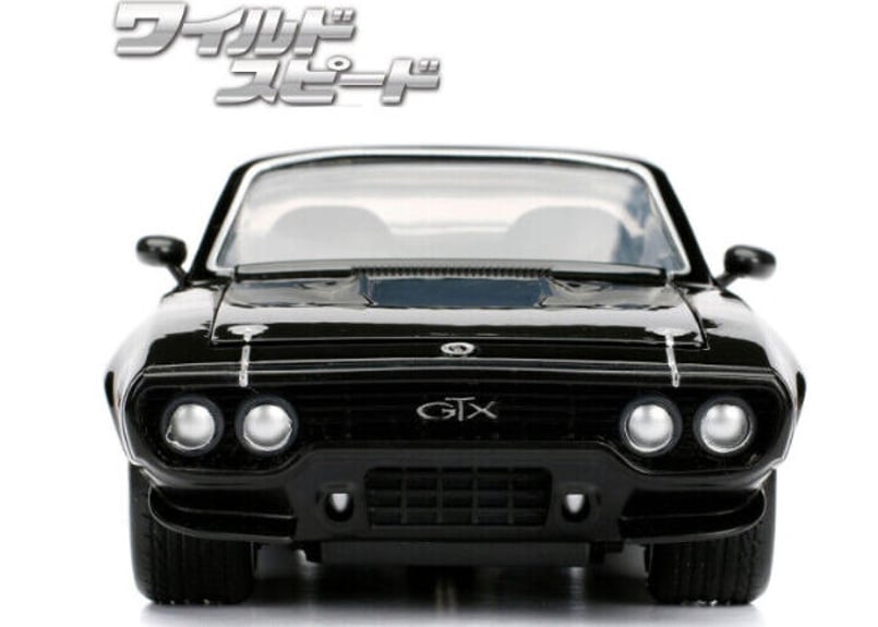 ダイキャストカー ワイルドスピード 1/24 PLYMOUTH GTX ブラック | 132