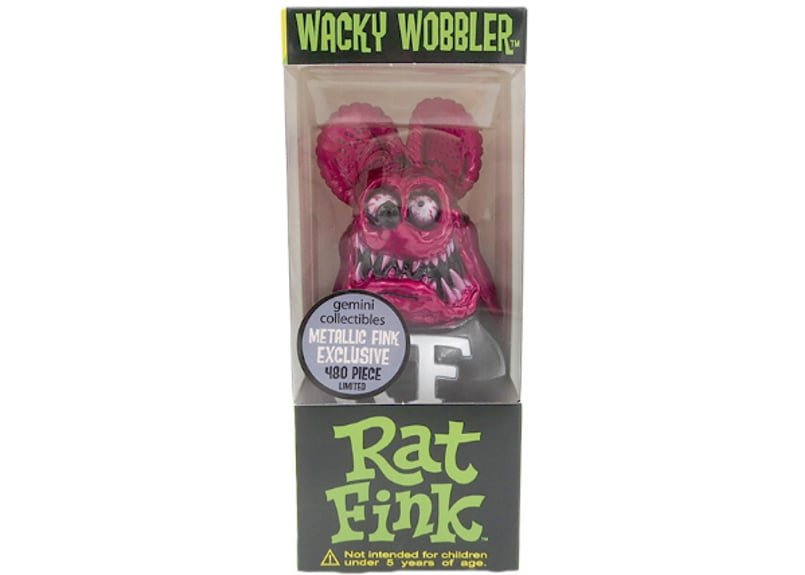 ラットフィンク ボビングヘッド レッドメタリック【RAT FINK ラットフィンク ボビングヘッド レッドメタリック【RAT FINK