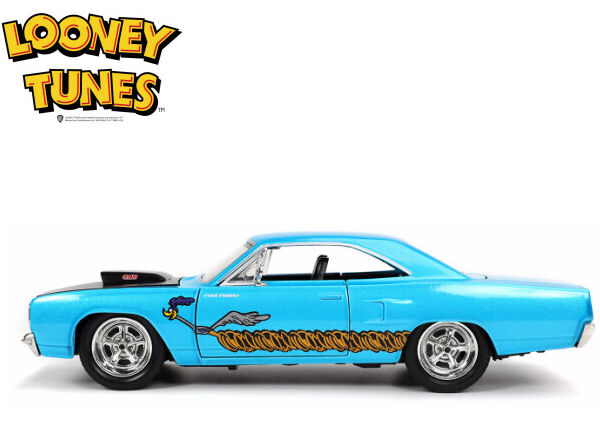 JADATOYS 1/24 ロードランナー ワイリーコヨーテ PLYMOUTH Jada Looney Tunes 1970 Plymouth Road Runner 1:24 with Wile E