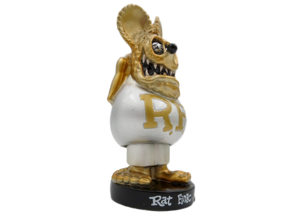 ラットフィンク ボビングヘッド ゴールドメタリック【RAT FINK