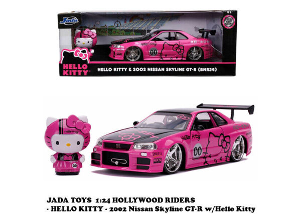 JADATOYS 1/24 HELLO KITTY スカイラインGT-R R34 | 1327