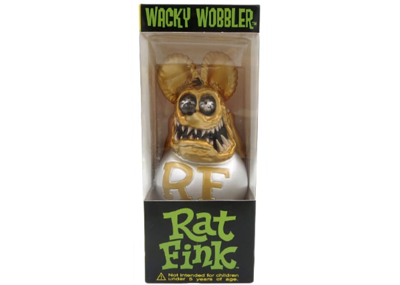ラットフィンク ボビングヘッド ゴールドメタリック【RAT FINK