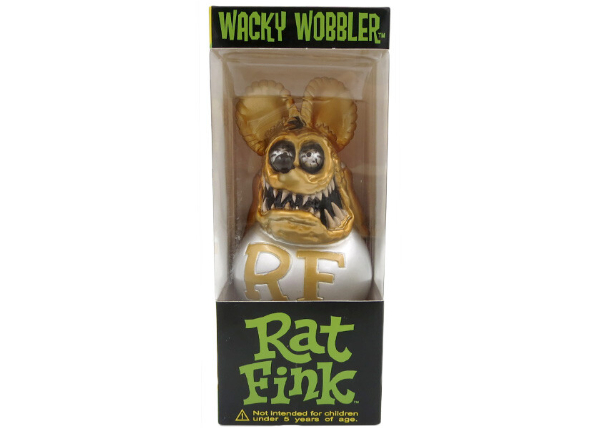 Rat Fink ラットフィンク funko ファンコ ゴールド 金 ラットフィンク ボビングヘッド ゴールドメタリック【RAT FINK
