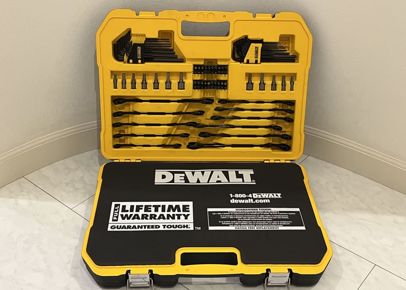 未開封 DEWALT メカニックツールセット 184ピース - メンテナンス