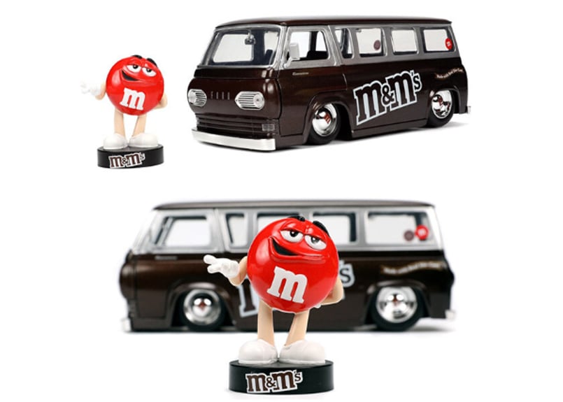 JADATOYS 1/24 M&M'S 1965 FORD ECONOLINE【エムアンドエム