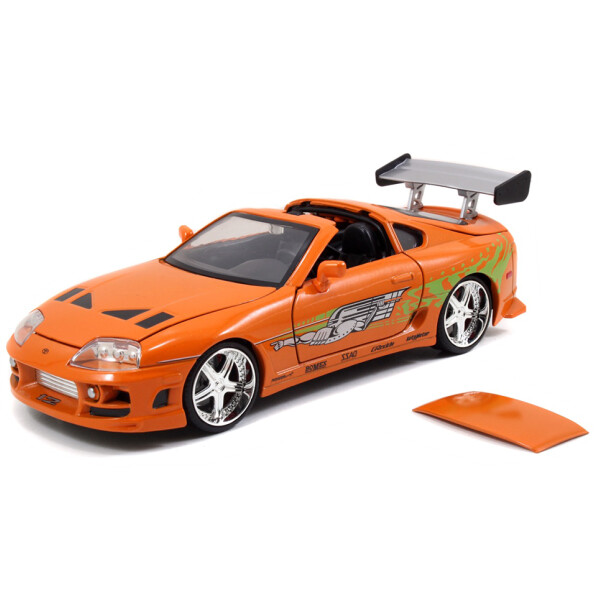 JADATOYS 1/24 トヨタ スープラ ブライアン ポールウォーカー ワイルド