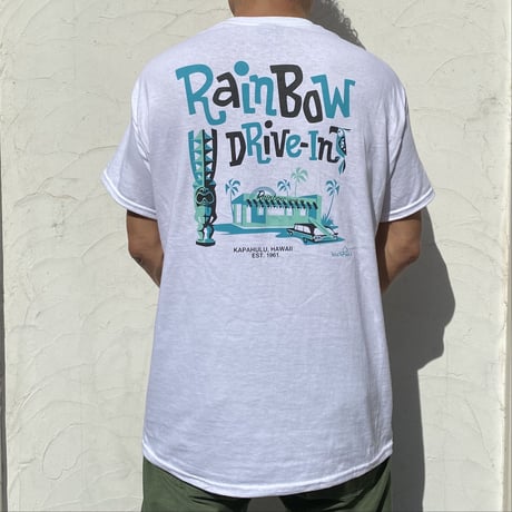 Rainbo'wDRIVE-IN Tシャツ  by Mooky TIKI HULA 2023春夏