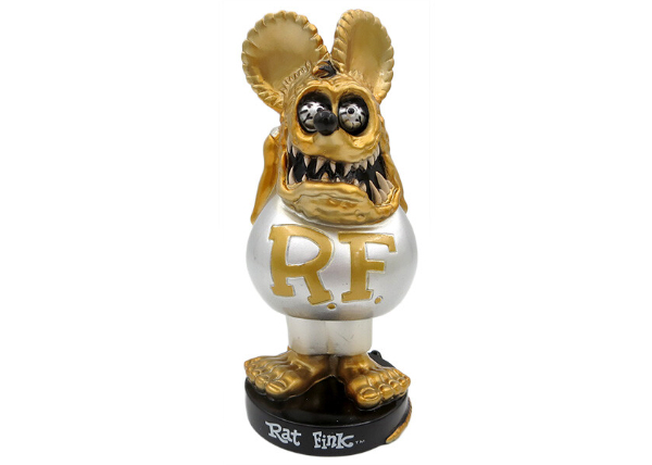 ラットフィンク ボビングヘッド ゴールドメタリック【RAT FINK