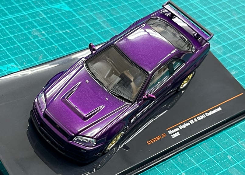 ixo/イクソ 1/43 日産 スカイライン GT-R R34 2002年