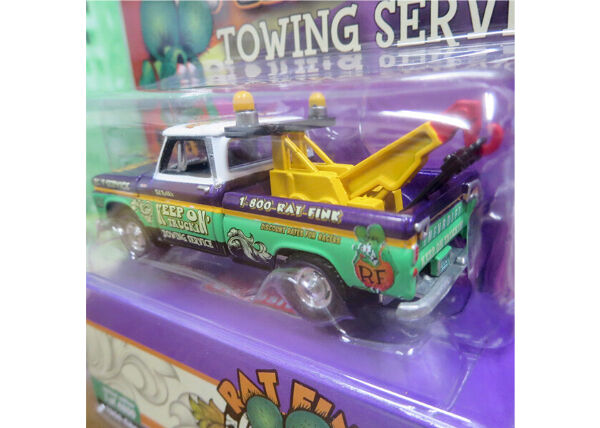 JOHNNY LIGHTNING 1/64 Rat Fink 1966 Chevy Wreck