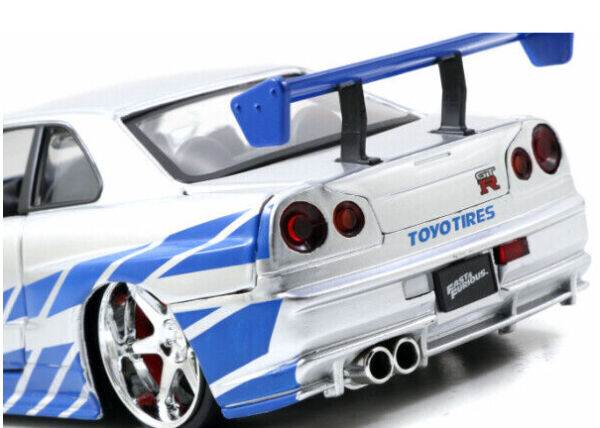 ダイキャストカー ワイルドスピード 1/24 NISSAN SKYLINE GT-R