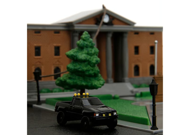 バックトゥザフューチャー ジオラマ NANO SCENE BTTF HILLVALLEY CO