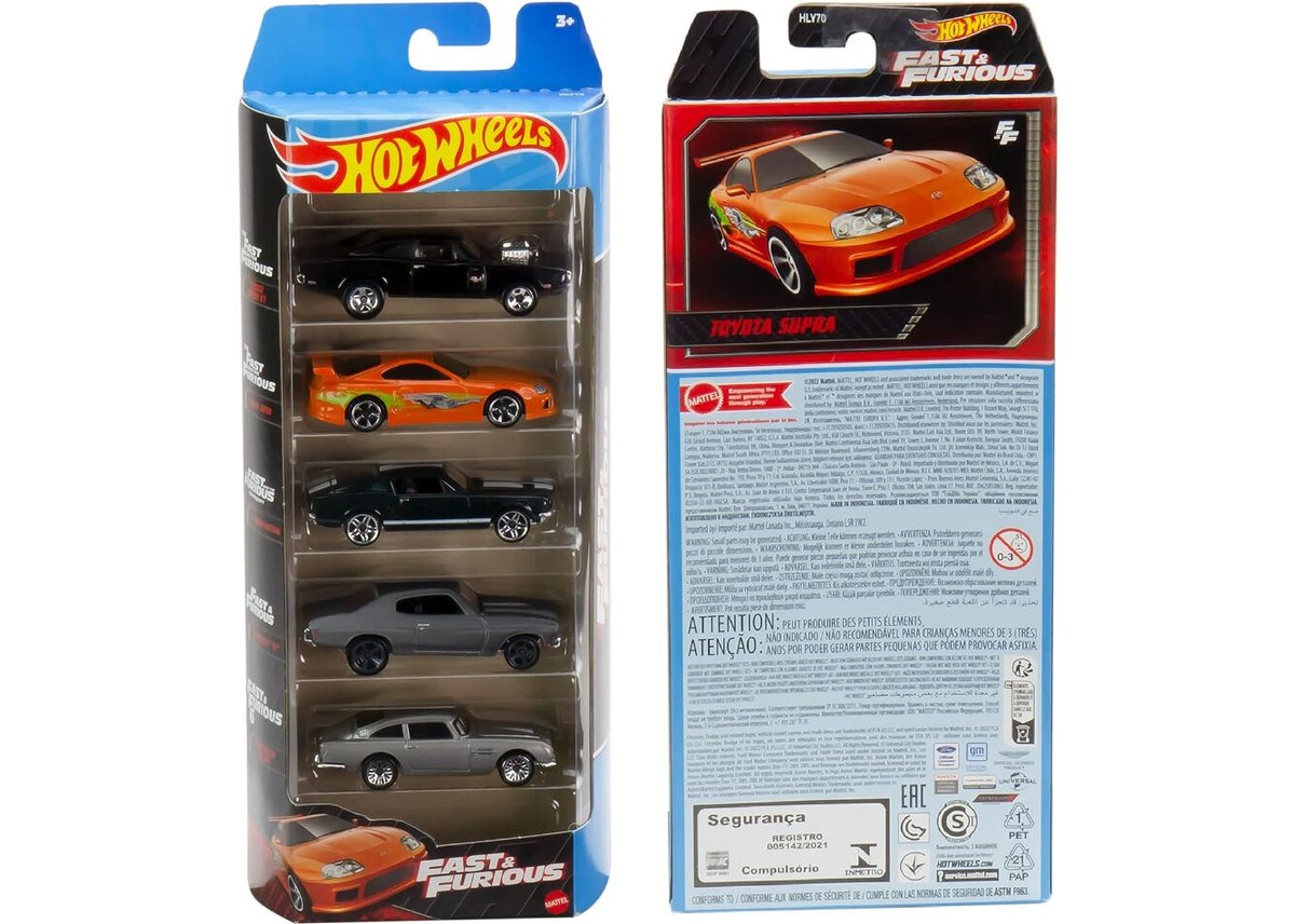 Hotwheels ホットウィール ワイルドスピード 5台セット | 1327.ATS